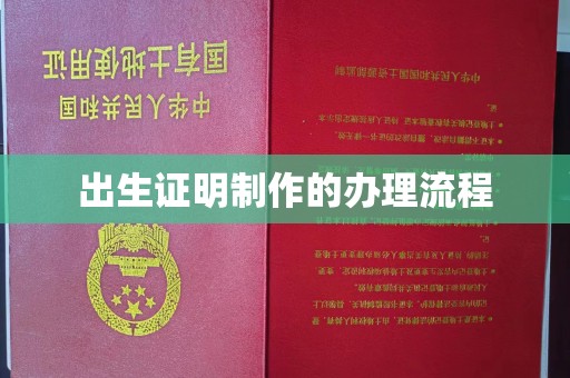 乌拉特中旗出生证明制作的办理流程