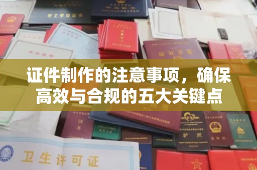 乌拉特中旗证件制作的注意事项，确保高效与合规的五大关键点